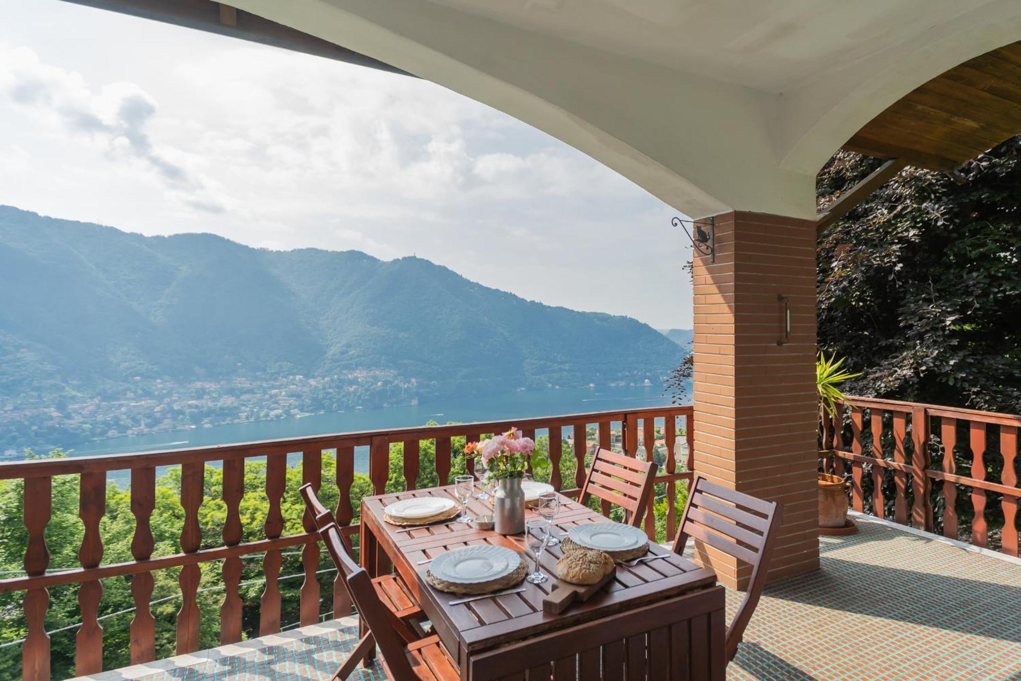Top Lake View Villetta By Rent All Como Черноббио Экстерьер фото