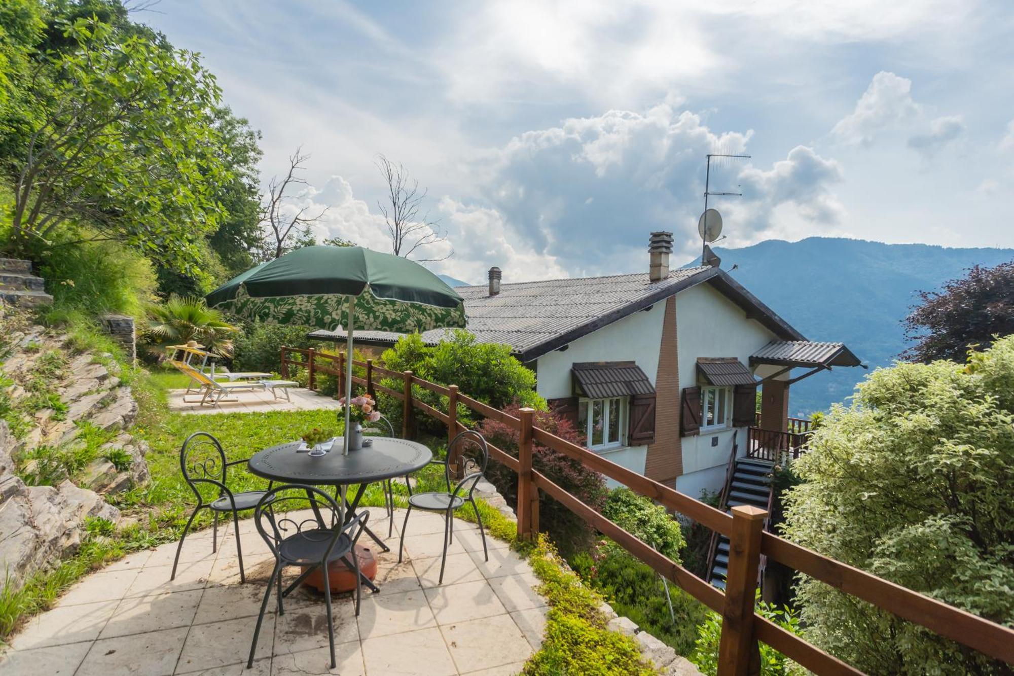 Top Lake View Villetta By Rent All Como Черноббио Экстерьер фото