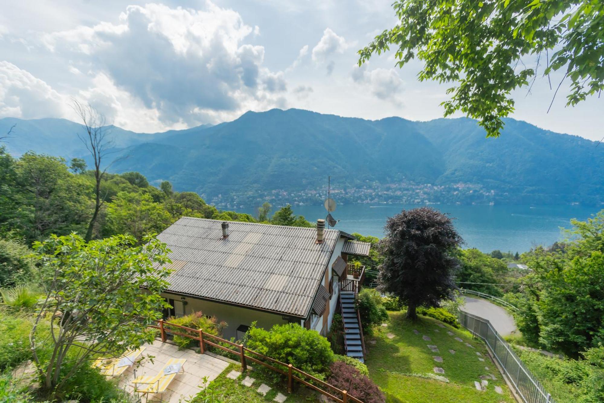 Top Lake View Villetta By Rent All Como Черноббио Экстерьер фото