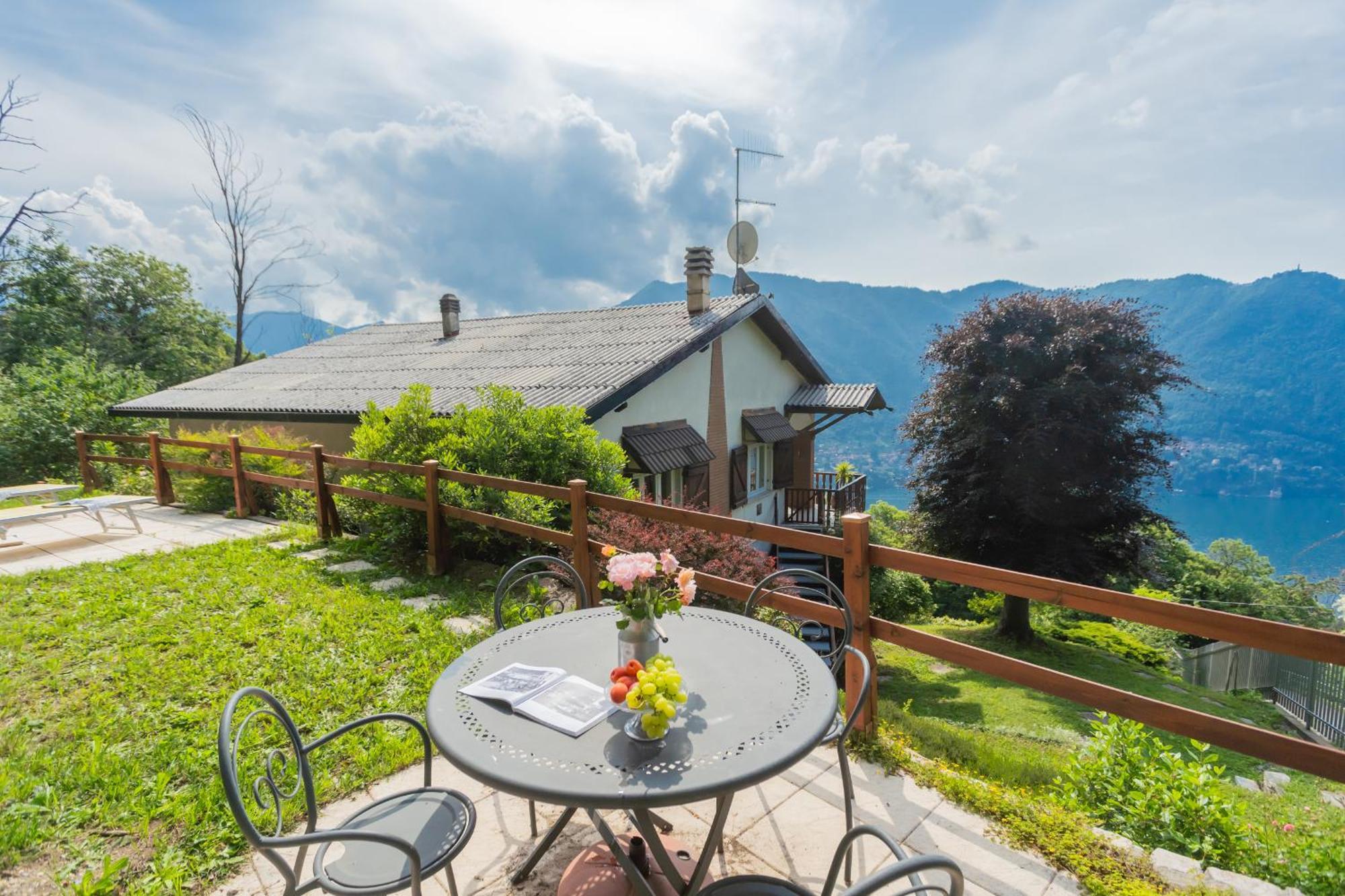 Top Lake View Villetta By Rent All Como Черноббио Экстерьер фото