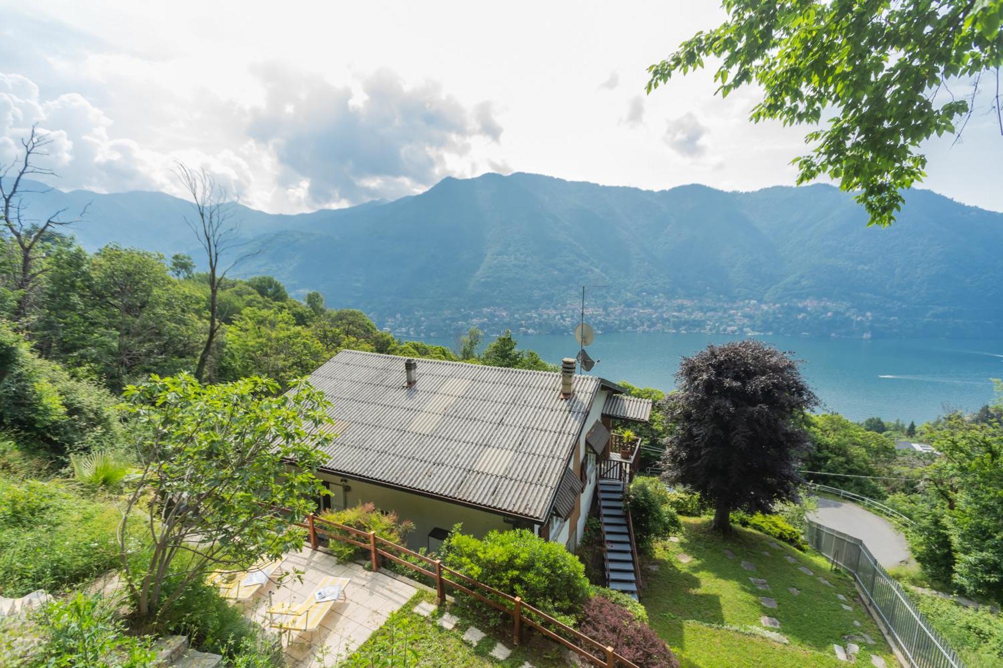 Top Lake View Villetta By Rent All Como Черноббио Экстерьер фото