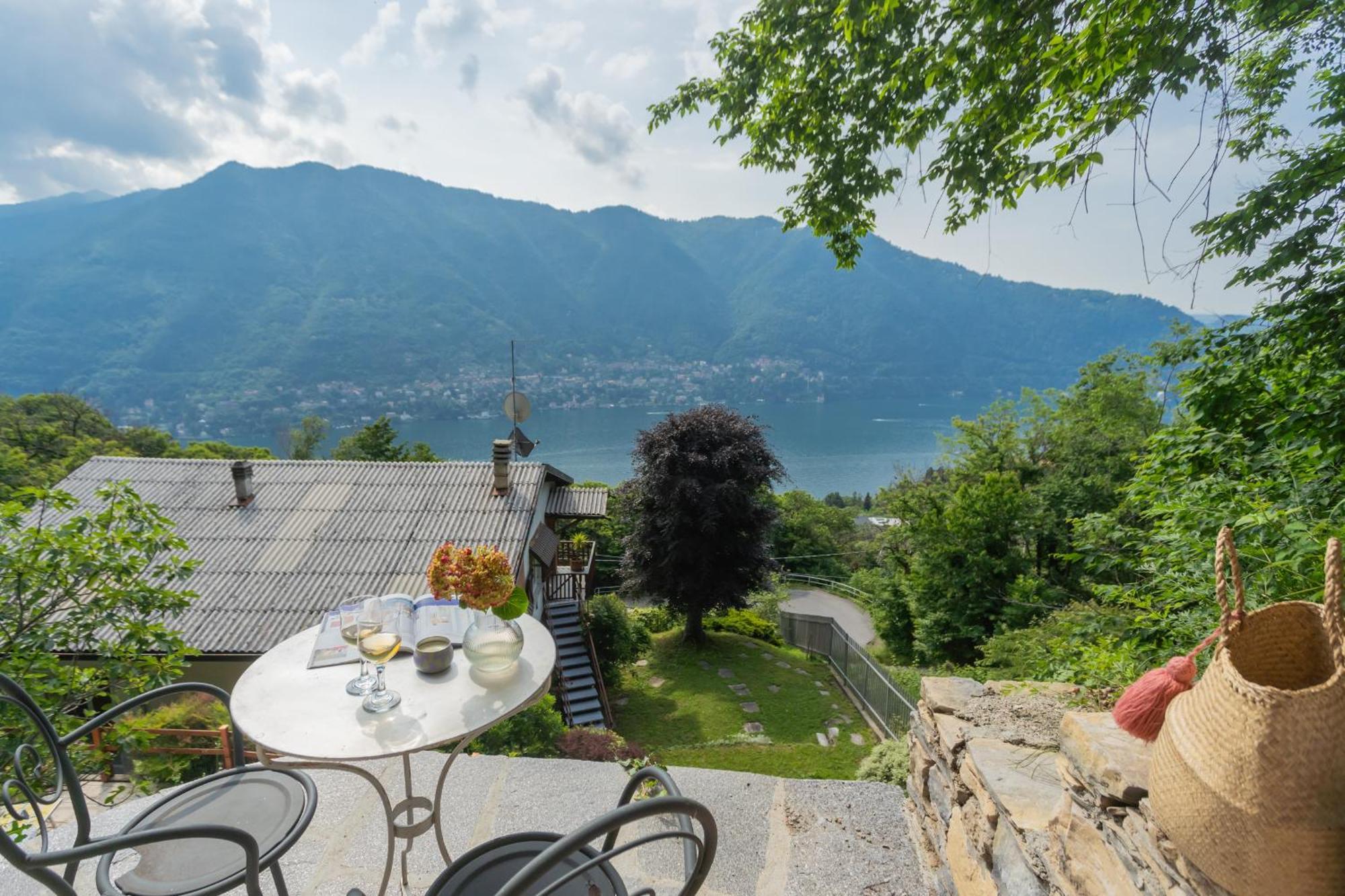 Top Lake View Villetta By Rent All Como Черноббио Экстерьер фото